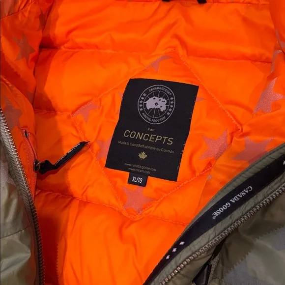 RARE Men’s Canada Goose x Concepts Lodge Hoody in Size XL - Picture 4 of 13